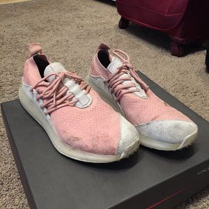 Lane Eight Pink & White Sneakers US 7.5